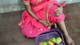 Desi bhabhi selling a mango and fucking a customer snapshot 3