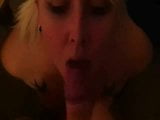 Blonde slut sucks dick for gas snapshot 10