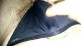 Playing with my black CK panties snapshot 10