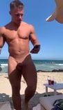 Showing the Big Dick at the Beach snapshot 1