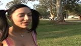 TEEN SLUT IN PIGTAILS LELA STAR PICKED UP IN PARK snapshot 8