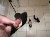 Black suede pumps getting fucked snapshot 2