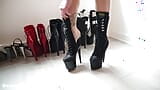 Shoe Fetish Stripper Heel Try on snapshot 16