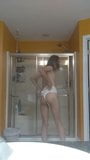 Twink wedgies himself in Tighty Whities snapshot 4