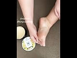 TinySizedFeet being rubbed in Mango Body Butter vid 2 snapshot 2