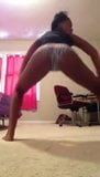 Black girl with good dancing skills snapshot 2