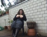 Cute Plumper Outdoors Peeing snapshot 3