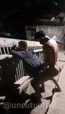 Gay Sex : A skinny Indonesian couple on bridge (Bareback) snapshot 1