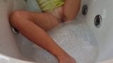 Lonely beautiful student masturbates pussy in the bathtub snapshot 12