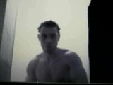 azeri Straight guy jerks his cock in shower on cam snapshot 7