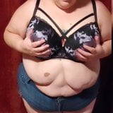 SSBBW tries on new bras snapshot 9