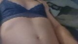 La mia biancheria intima blu e un dildo nel culo snapshot 9