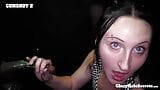 Blue Eyed Brunette Sucks Cock After Cock At The Glory Hole snapshot 4