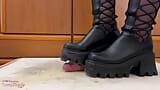 Chunky Aggressive Boots Hard Crushing Cock and Balls - CBT Bootjob Trample with TamyStarly snapshot 5