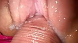 Extremely close-up fuck with friend's fiancee, creamy lubricant fuck and the hottest cumshot snapshot 10