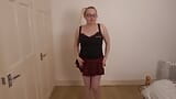 Wife as Naughty Girl Striptease snapshot 3