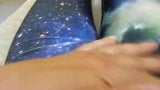 My Husband rubs his Cock in my Spaceleggings, until he comes snapshot 2