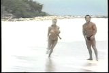 Tiffany Towers running nude beach with boyfriend snapshot 1