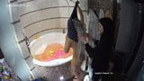 Nina und Kira im Badezimmer, waschen, rasieren snapshot 2