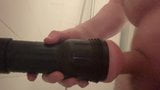 Small dick cums in his fleshlight while in the shower snapshot 2