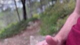 French boy cumming outside in the woods snapshot 7