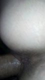 Magere brunette sletvrouw met kleine tieten zuigt en neukt sperma snapshot 9