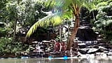 Sexo Real Pareja junto a cascada en Tailandia snapshot 4