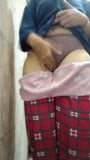 Indian Wife bathing see by step brother snapshot 3