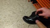 Black Ankle Boots of Unknown Milf ShoesJob Cum Inside At Gym snapshot 2