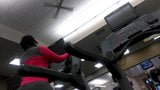 Fat ass Ebony on Treadmill part2 snapshot 5