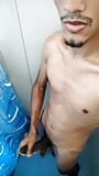 Young Latino masturbating in the shower until he cums snapshot 1