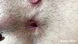 Close up masturbation with unshaven pussy and ass snapshot 13