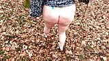 Clamps on labia walking through the forest snapshot 11