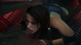 Resident Evil - Jill Valentine trio pijpbeurt sperma pov (geluid) snapshot 1