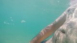 underwater wank - slow mo jizz snapshot 7