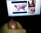 Jag wanking i en kondom snapshot 4