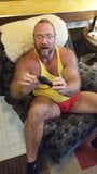 Superb hairy muscle bear wank toyVibrator snapshot 3