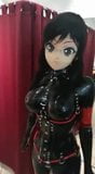 Kigurumi in Latex, Catsuit und Corsage mit dicken Möpsen snapshot 7