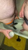 Piss play on another cock in my piss soaked panties snapshot 2