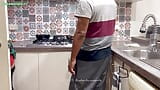 A Tale of Fuck & Romance: Indian Couple's Sensual Play in the Kitchen!  Big Ass - Loud Moaning  - Indian Anal Sex snapshot 3