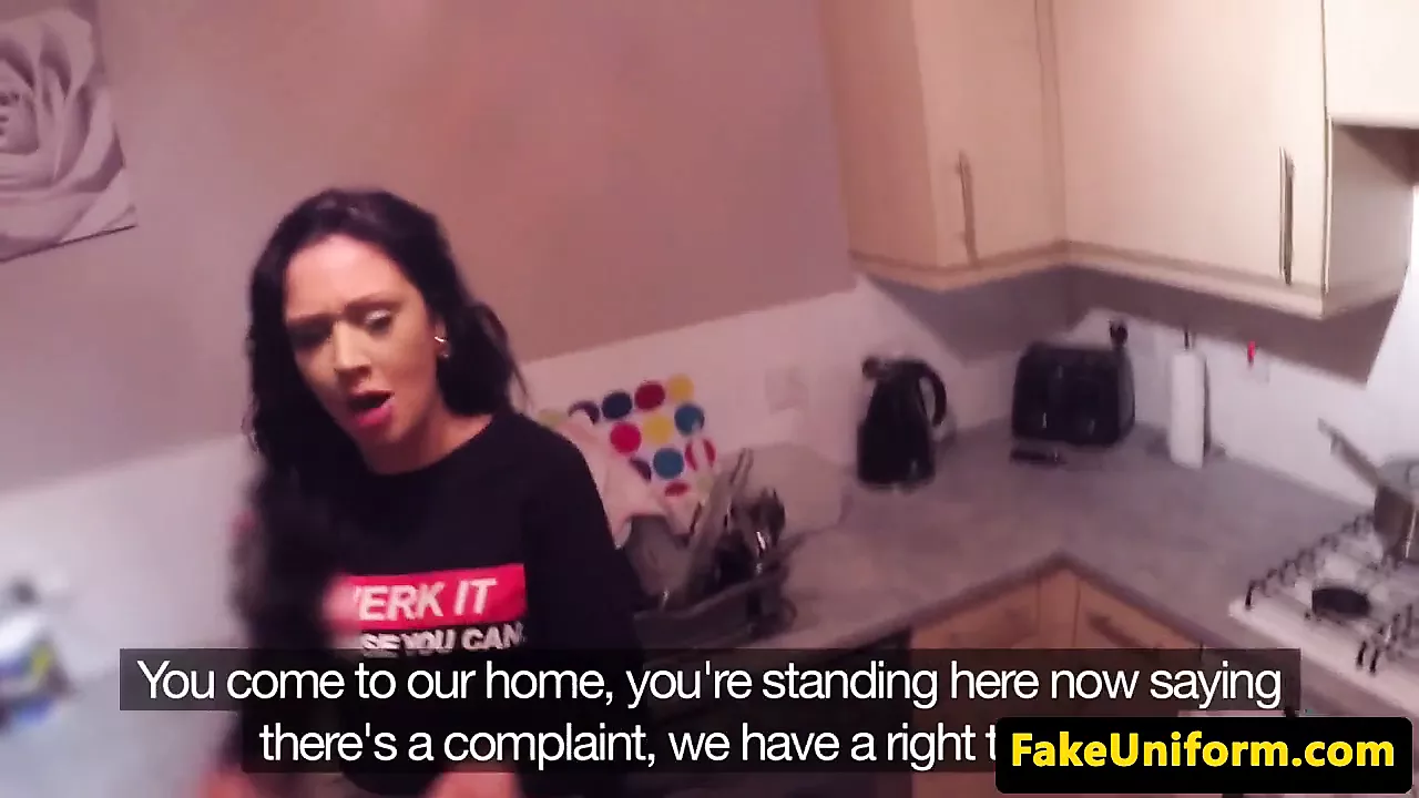 Cheeky Chav Amateurs Sucking Fake Cops Dick: British Amateur Porn