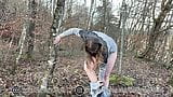 OMG my first Outdoor Jeans Piss - 18yo german Girl snapshot 8