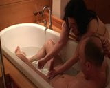 Bathing&Handjob! Amateur! snapshot 2