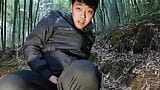 Asian boys Amateur Masturbation outdoor bamboo forest Scenic area snapshot 2