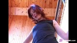 Pale Pretty Petite Zelma Dances N Teases You In The Stairs! snapshot 3