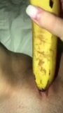 Poli hambriento comiendo banana uff snapshot 1