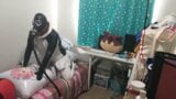 PVC Penguin Cosplay Gasmask Breathplay Sissy Hump Inflatable snapshot 18