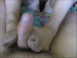 Compilation de footjob avec mes bas devins, pieds 2! snapshot 3