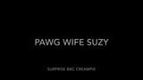 Pawg vrouw Suzy neemt een grote zwarte lul creampie snapshot 1