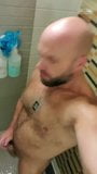 young hairy bald beard muscle piss snapshot 3